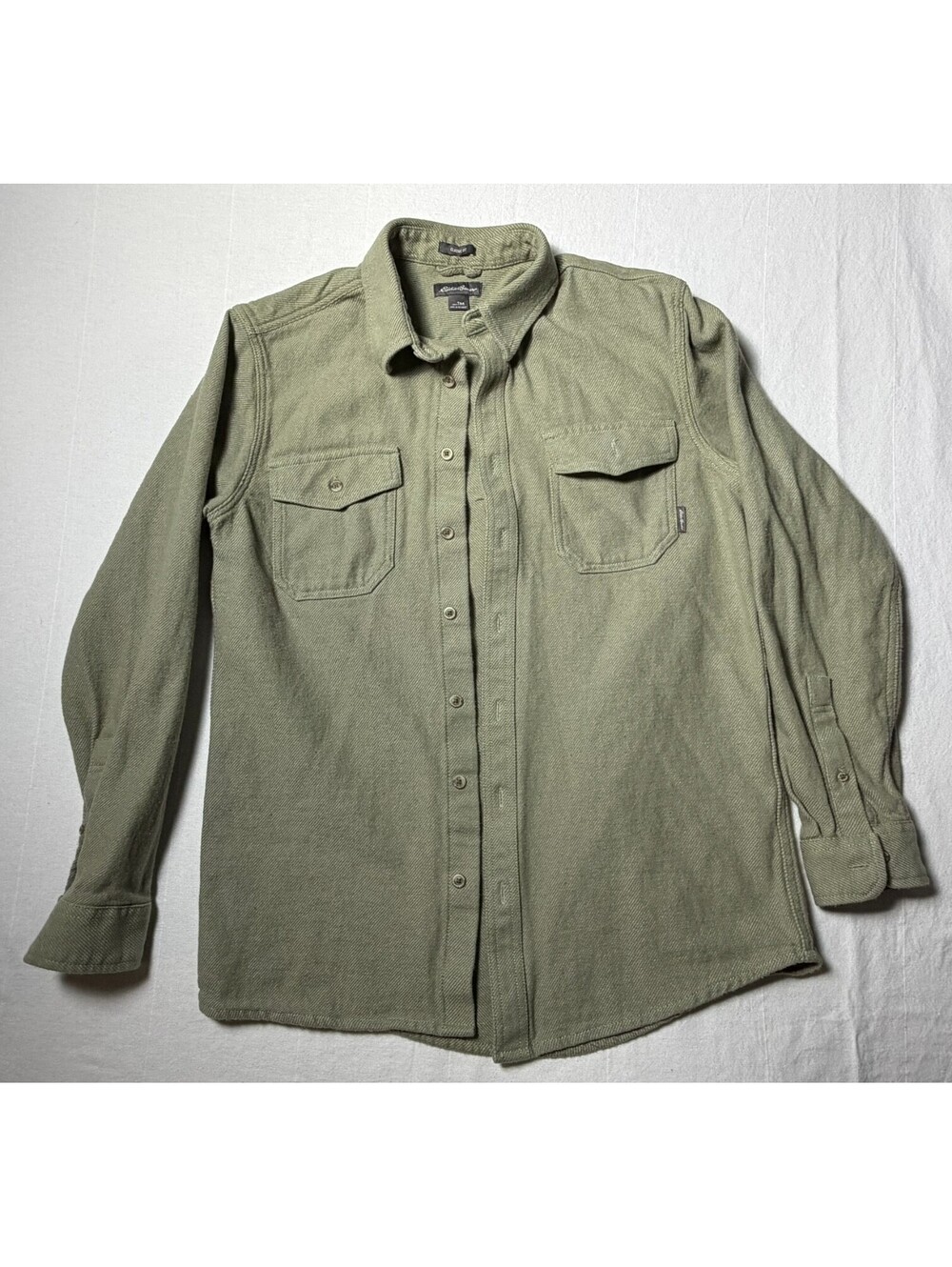 Eddie Bauer Olive Button-up shirt
